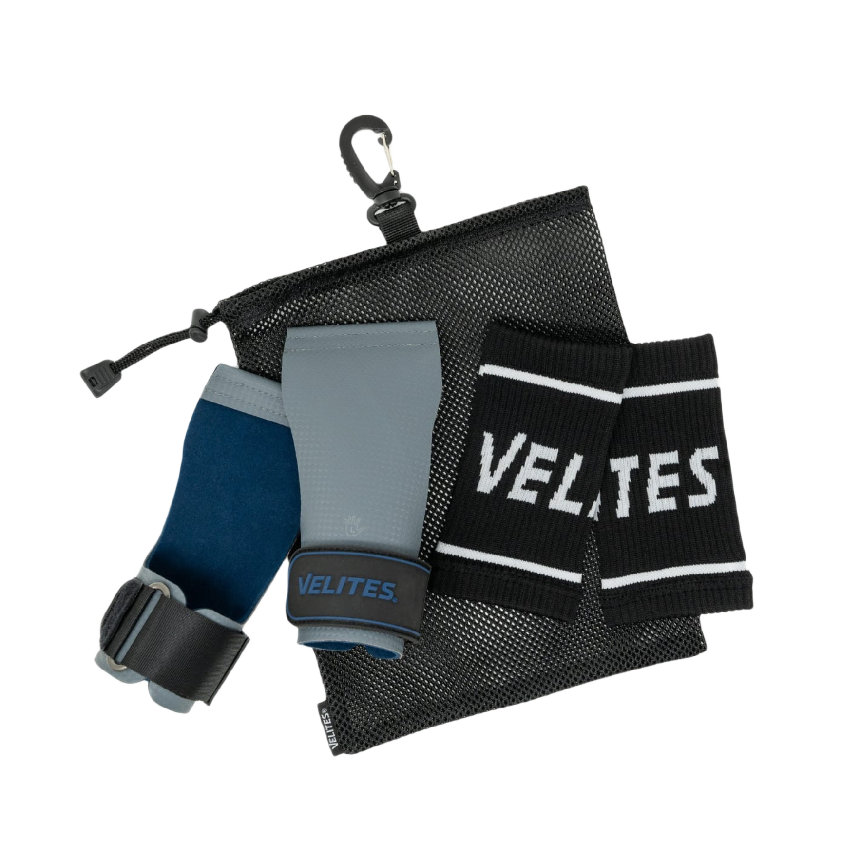 VELITES QUAD ULTRA GRIPS - NO CHALK QUADULTRA-GREY/BLUE