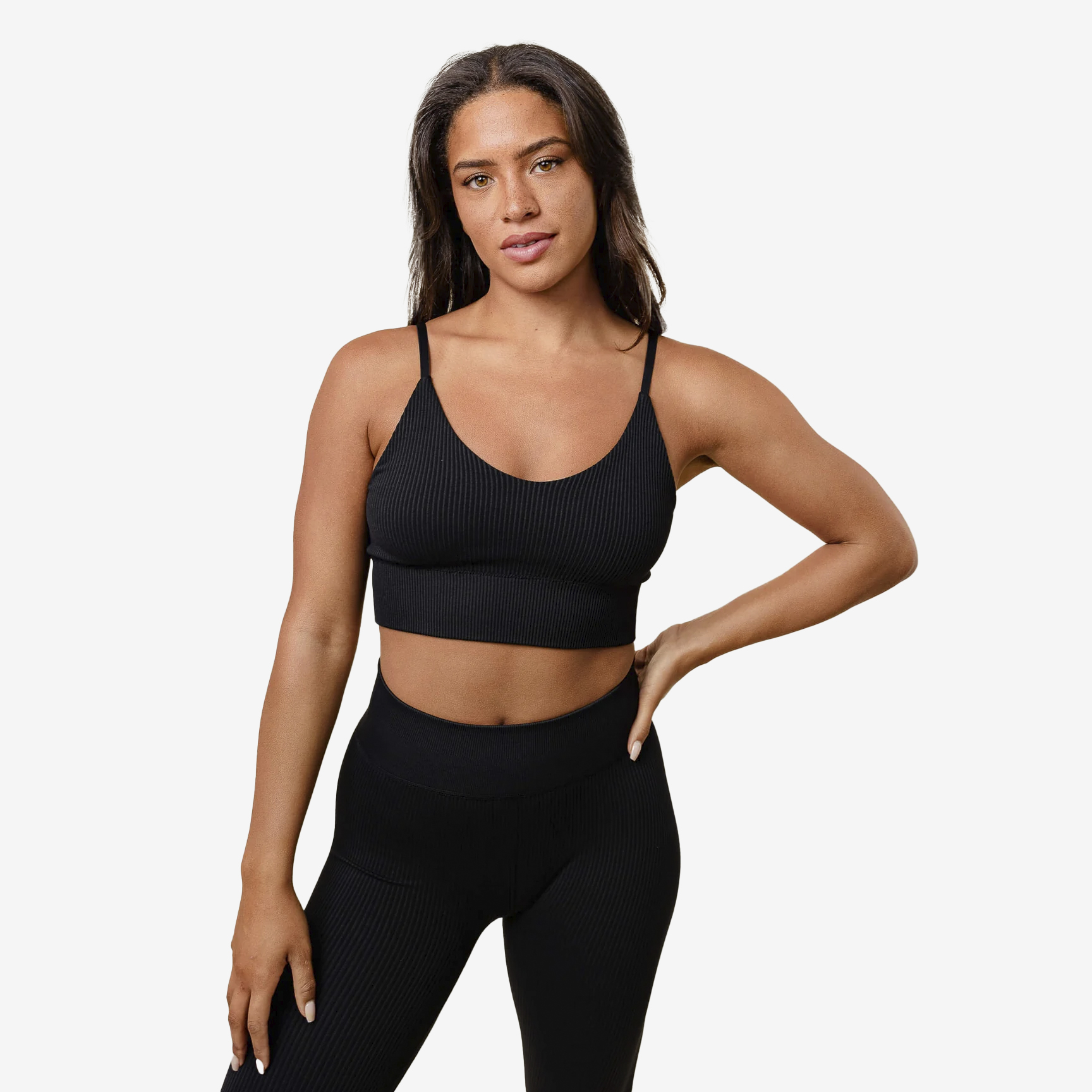 High-Rise Aura Tight While On Earth WHOATHW-BLACK