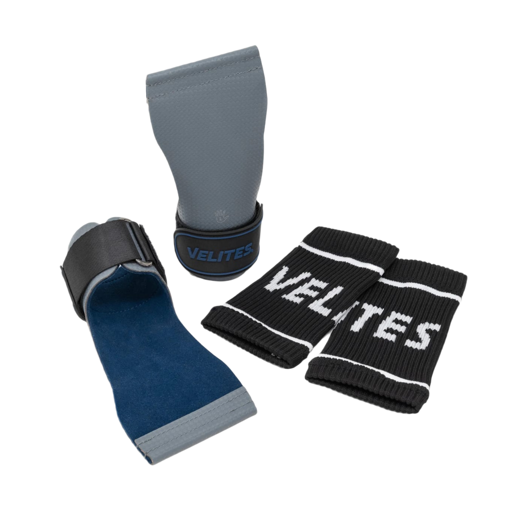 VELITES QUAD ULTRA GRIPS - NO CHALK QUADULTRA-GREY/BLUE