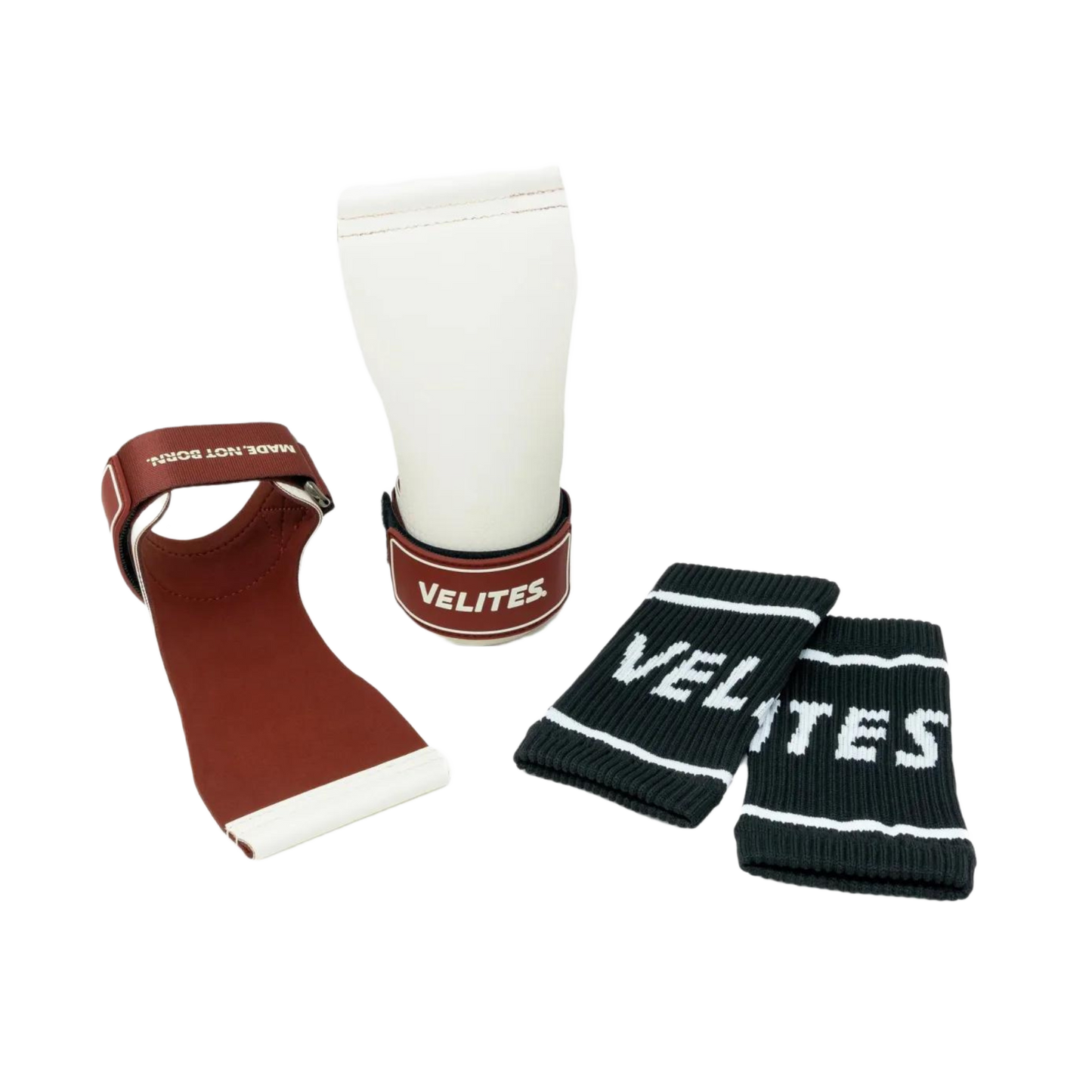 VELITES QUAD ULTRA GRIPS - NO CHALK QUADULTRA-WHITE/GARNET