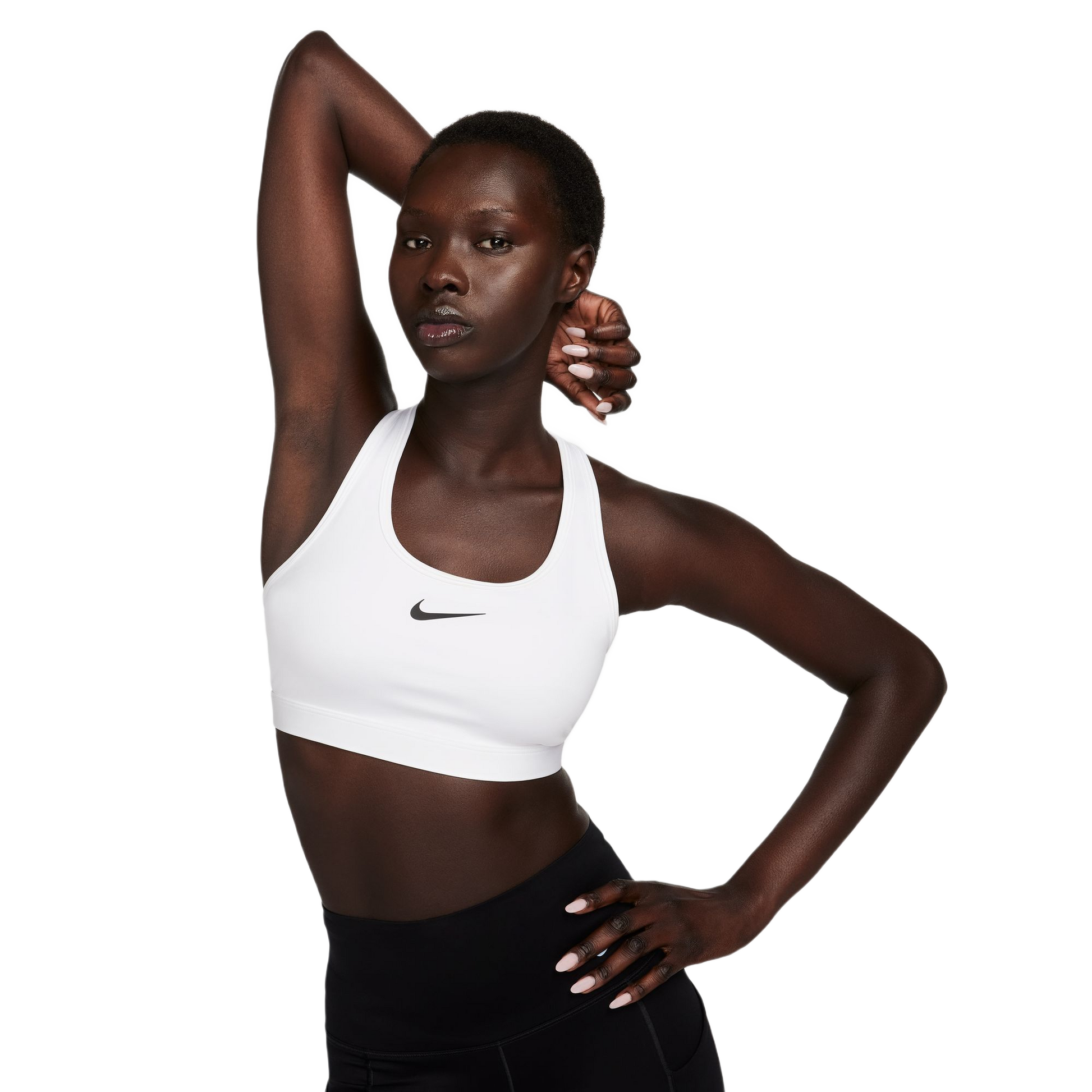 TOP NIKE SWOOSH - MEDIUM IMPACT DX6821-100