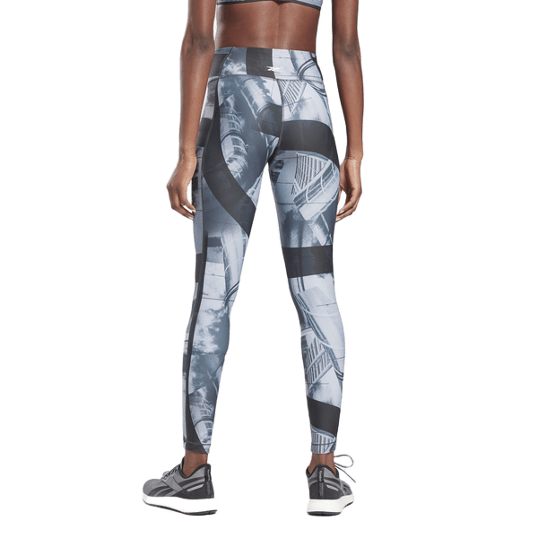 REEBOK LUX BOLD leggings - FLAT ON YOUR BACK JIW56-GI8404