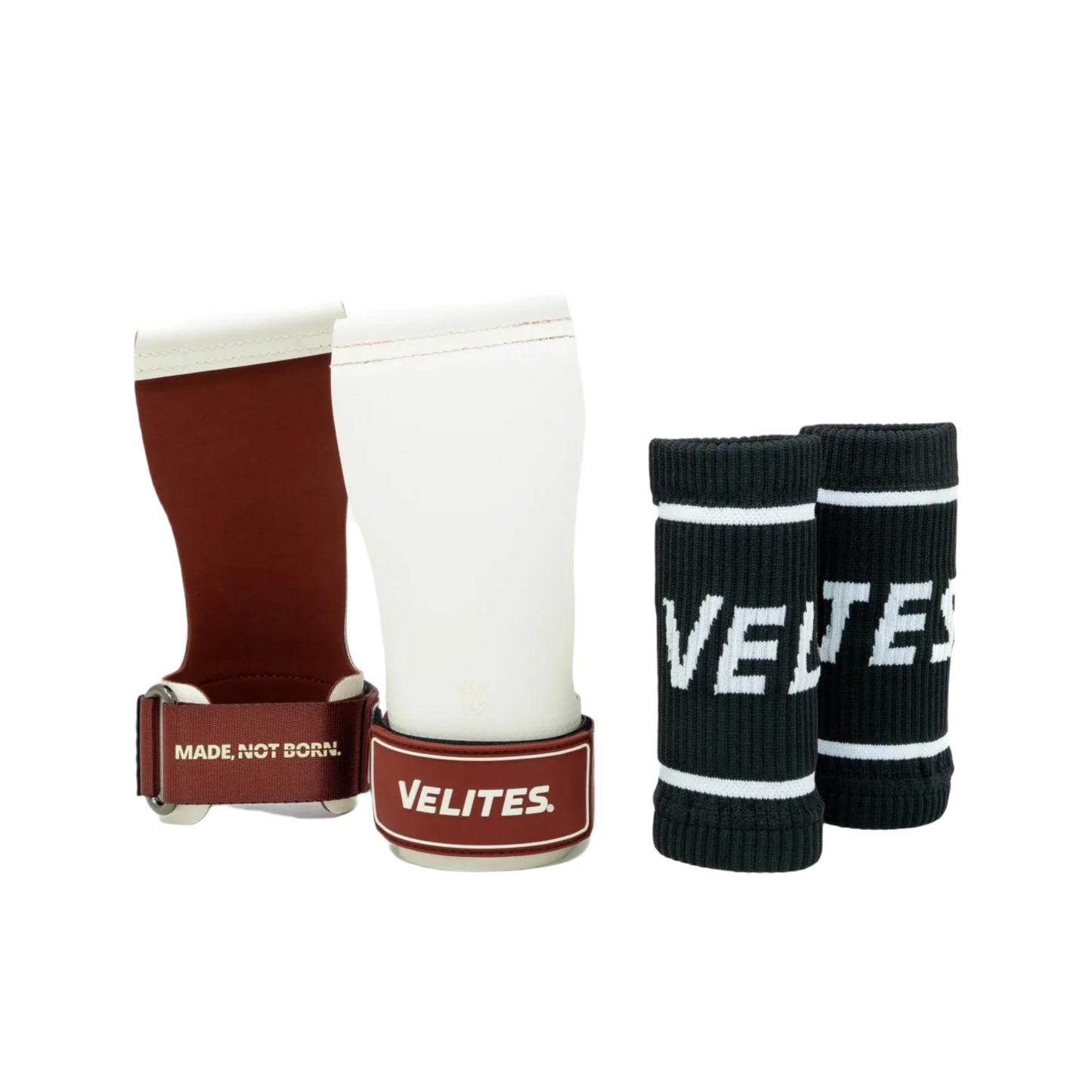 VELITES QUAD ULTRA GRIPS - NO CHALK QUADULTRA-WHITE/GARNET